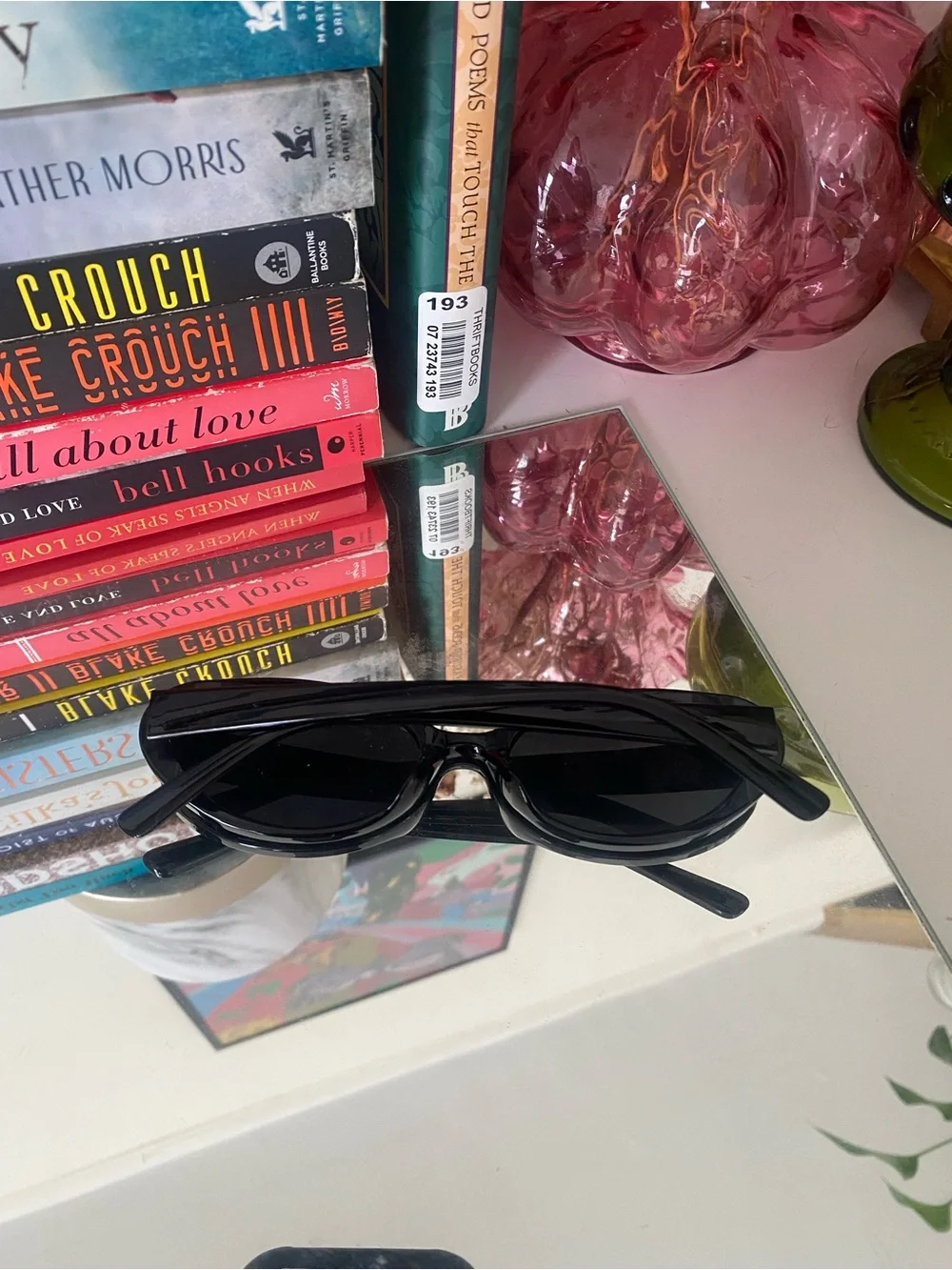 Black Oval Sunglasses